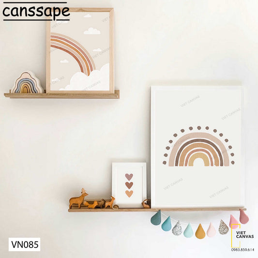 Bộ 3 Tranh Cầu Vồng Của Bé - VN085