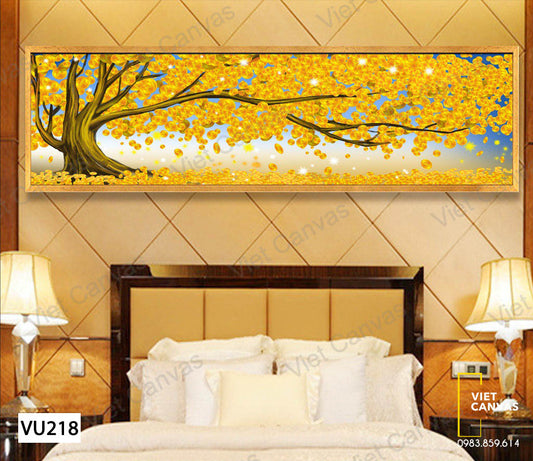 Tranh Cây Cổ Thụ Lá Vàng - VU218