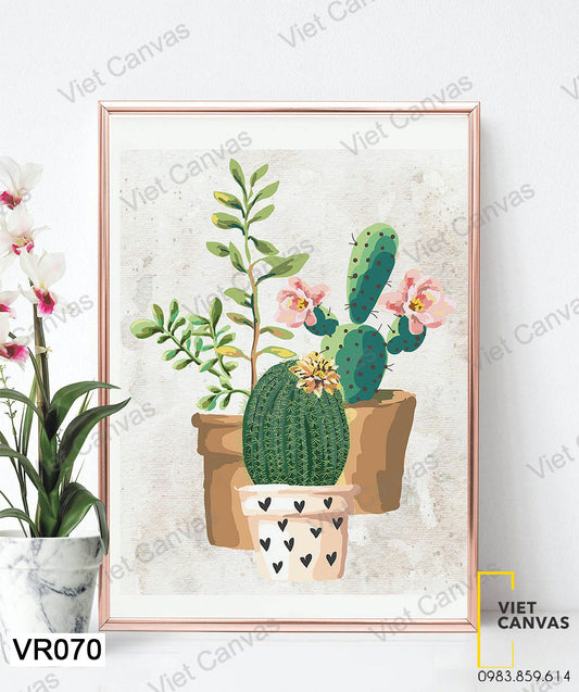 Tranh Hoa Xương Rồng - VR070