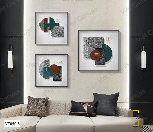 Bộ 3 Tranh Hình Học - VT050.3