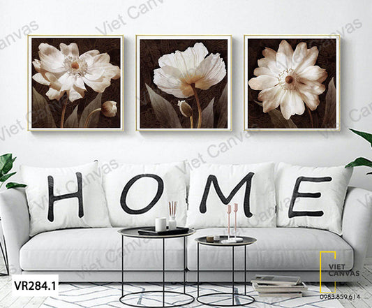 Bộ 3 Tranh Hoa Nở - VR284.1