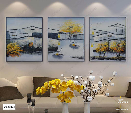 Bộ 3 Tranh Hoài Niệm Việt Nam - VY466.1