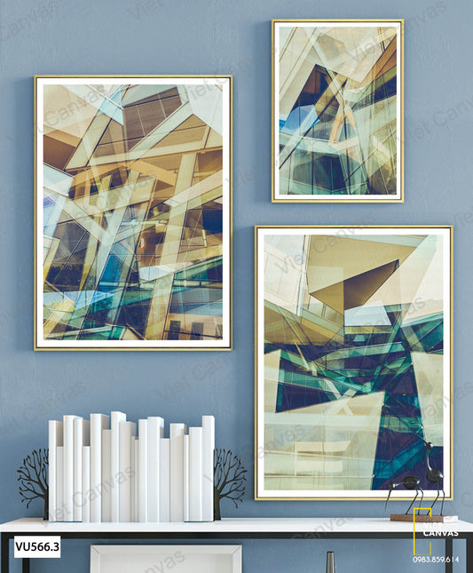 Bộ 3 Tranh Trừu Tượng - VU566.3