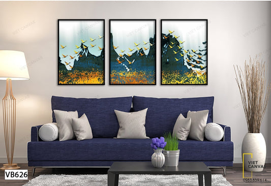 Bô 3 Tranh Rừng Núi Đại Ngàn - VB626