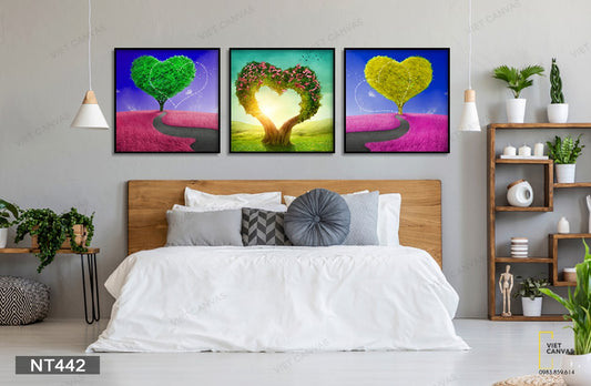 Bộ 3 Tranh Sắc Màu Tình Yêu - NT442