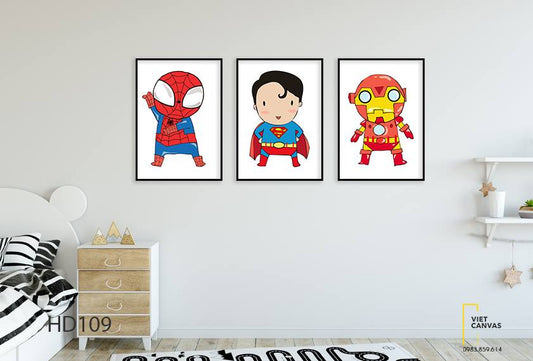 Bộ 3 Tranh Siêu Anh Hùng - HD109
