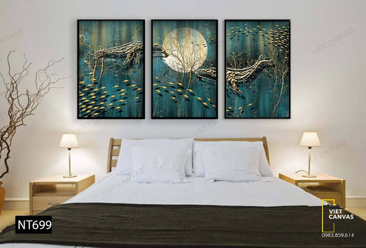 Bộ 3 Tranh Soi Sáng Lòng Đại Dương - NT699