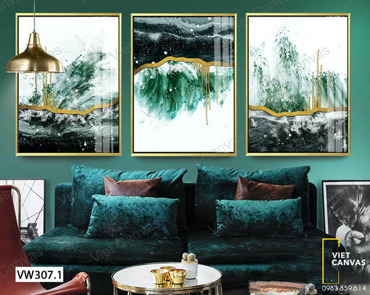 Bộ 3 Tranh Trừu Tượng - VW307.1