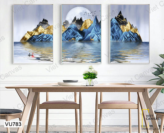 Bộ 3 Tranh Sông Núi - VU783