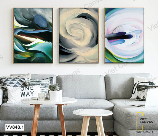 Bộ 3 Tranh Trừu Tượng - VV848.1