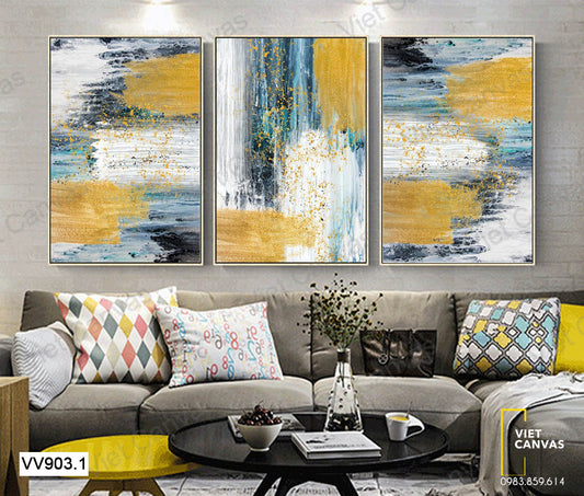 Bộ 3 Tranh Trừu Tượng - VV903.1