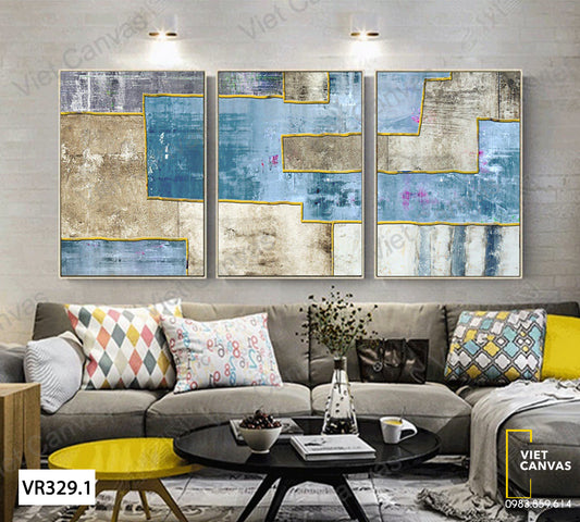 Bộ 3 Tranh Trừu Tượng - VR329.1