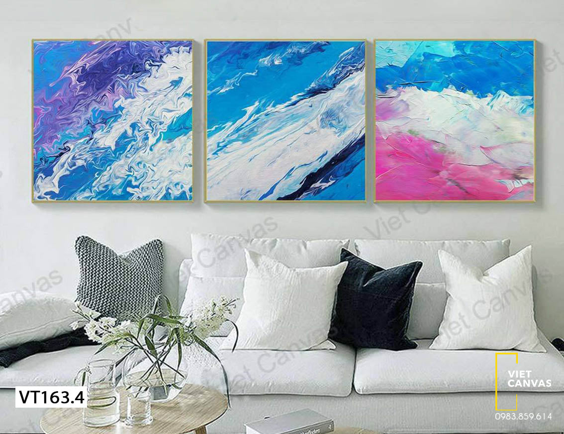 Bộ 3 Tranh Trừu Tượng - VT163.4