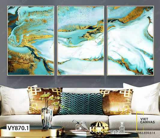 Bộ 3 Tranh Trừu Tượng Độc Đáo - VY870.1