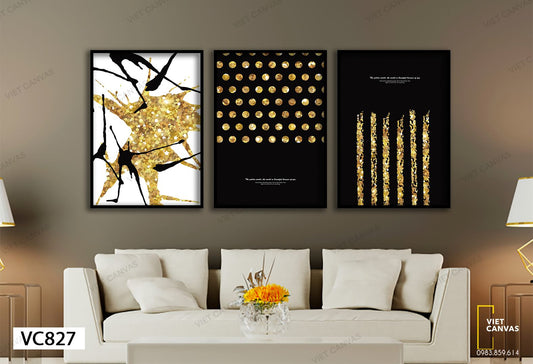 Bộ 3 Tranh Trừu Tượng - VC827