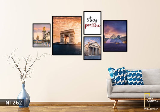 Bộ 5 Tranh Thành Phố Châu Âu - NT262
