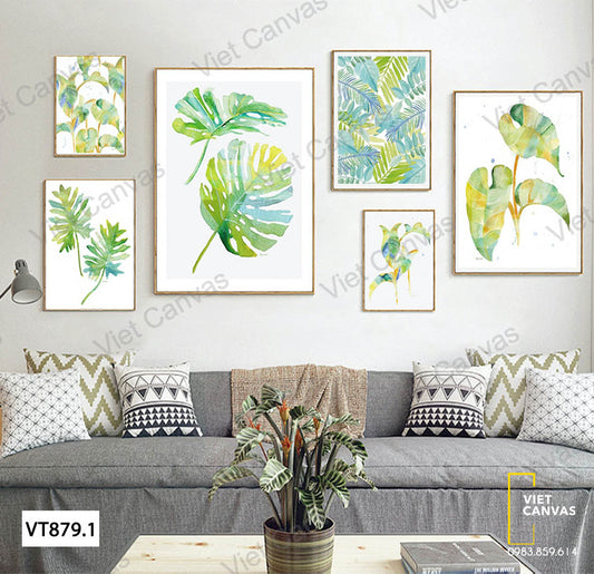Bộ 6 Tranh Những Chiếc Lá - VT879.1