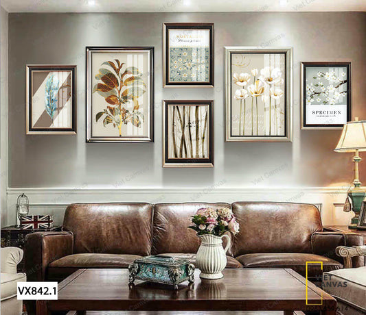 Bộ 6 Tranh Thiên Nhiên Ấn Tượng - VX842.1