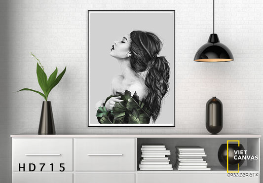 Tranh Cô Gái Kiêu Sa - HD715