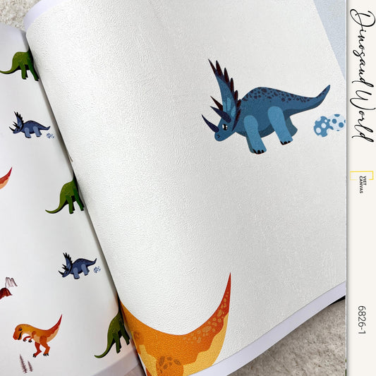Giấy Dán Tường Dinosaud World