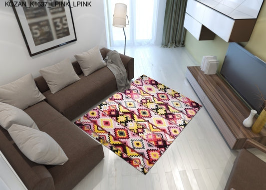 Thảm Sợi Ngắn - KOZAN_K1637_LPINK_LPINK