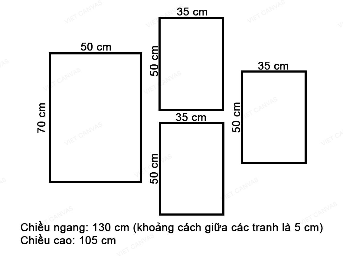 Bộ 4 Tranh Coffee - VZ155.5