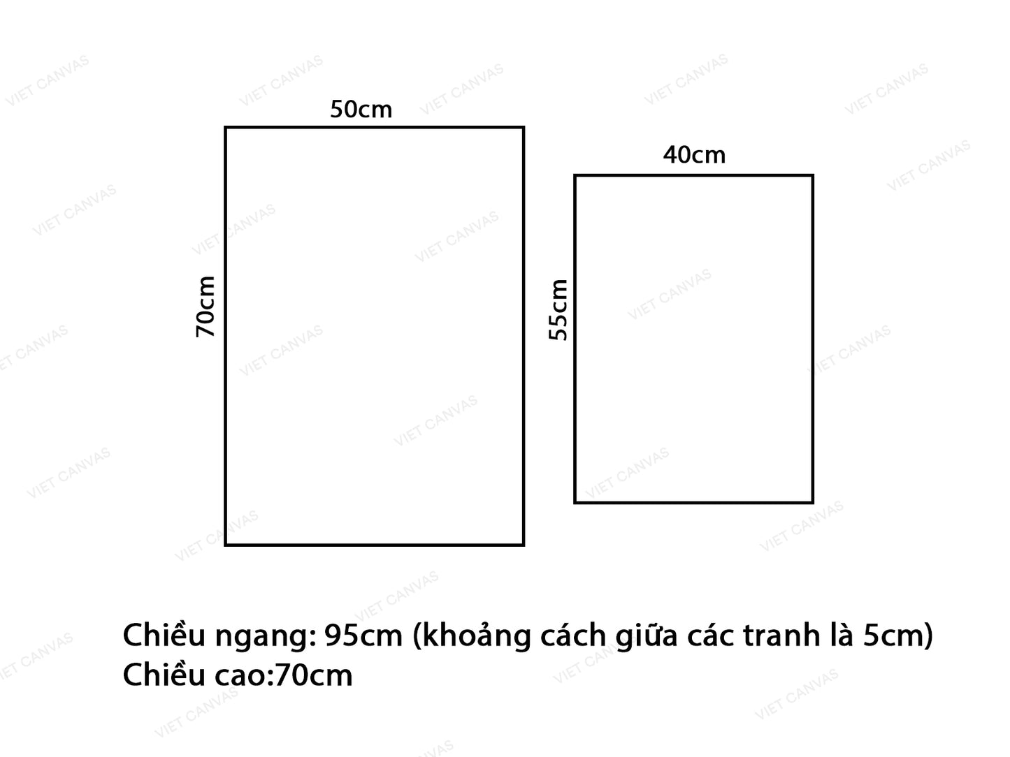 Bộ 2 Tranh Khung Cảnh Thơ Mộng - VY629.2