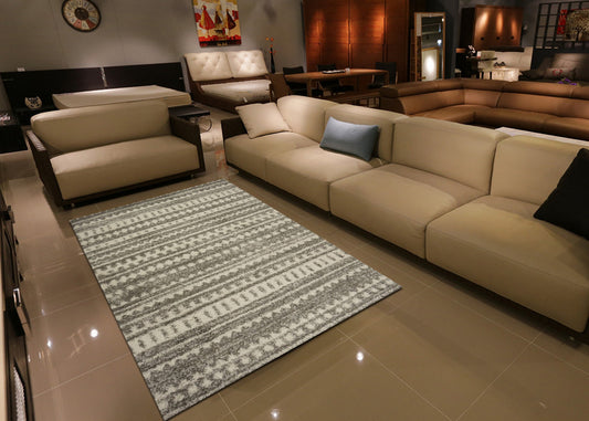 Thảm Sợi Ngắn - LE_2200000_WHITE_152X213