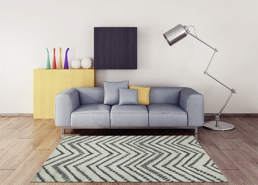 Thảm Sợi Ngắn - LE_2200003_WHITE_152X213