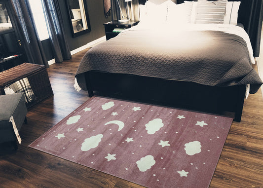 Thảm Sợi Ngắn - LE_221243_ROSA_160X230