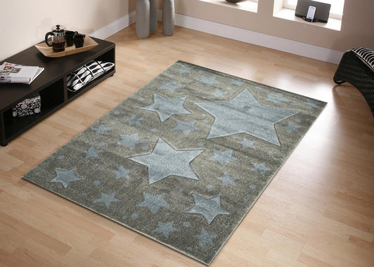 Thảm Sợi Ngắn - LE_221402_GREYBLUE_160X230