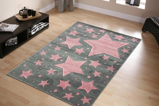 Thảm Sợi Ngắn - LE_221402_GREYROSA_160X230