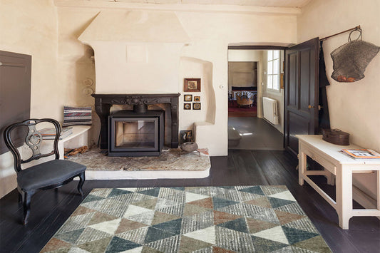 Thảm Sợi Ngắn - LE_222081A_REDGR2_150X220