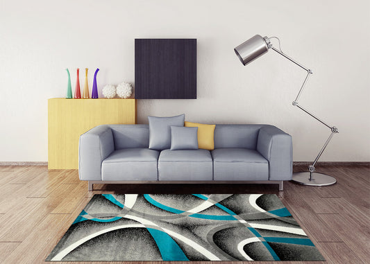 Thảm Sợi Ngắn - LE_222305_TURQUOISE_160X220