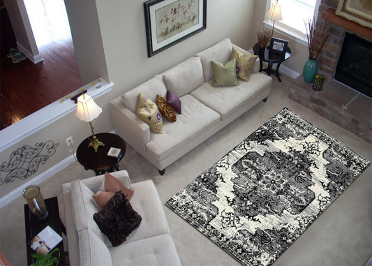 Thảm Sợi Ngắn - LE_223614A_GREY_160X230