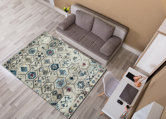 Thảm Sợi Ngắn - LE_228701A_LBE_160X230