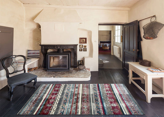 Thảm Sợi Ngắn - LE_228702A_GREYPINK_160X230