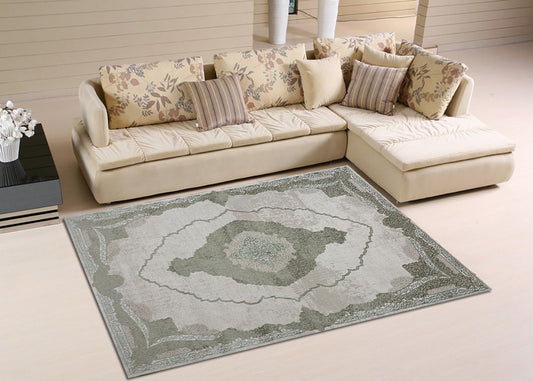 Thảm Sợi Ngắn - LE_228981A_GR_160X230