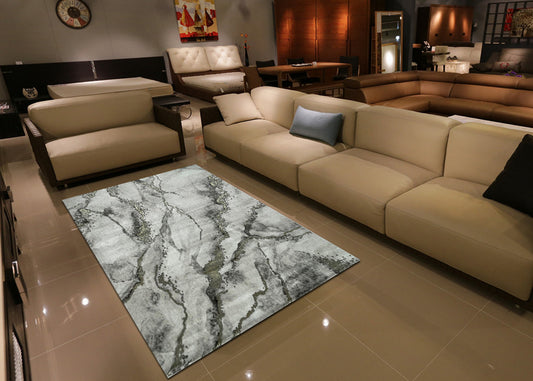 Thảm Sợi Ngắn - LE_229272A_GREY_160X230