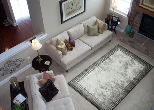 Thảm Sợi Ngắn - LE_229656A_LGREY_160X230