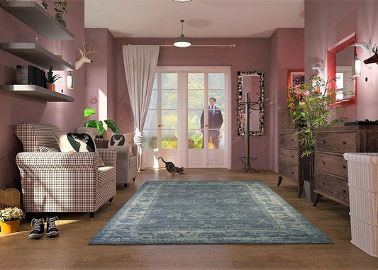 Thảm Sợi Ngắn - LE_6978A_GREY_200X300