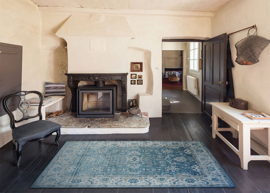 Thảm Sợi Ngắn - LE_7334A_LBLUE_200X290