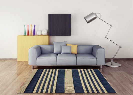 Thảm Sợi Ngắn - LE_SISAL_00001A_BLUE_80X150