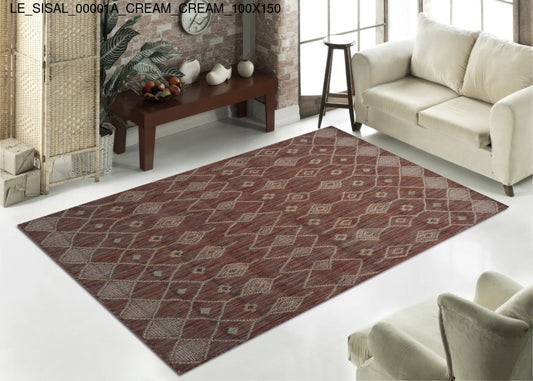 Thảm Sợi Ngắn - LE_SISAL_00001A_CR_CR_100X150