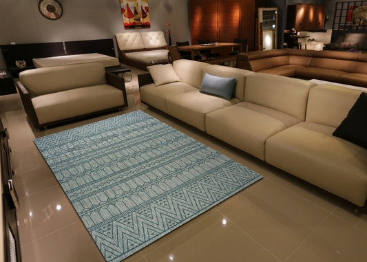 Thảm Sợi Ngắn - LE_SISAL_60006489_SGREY_BLUE_200X300