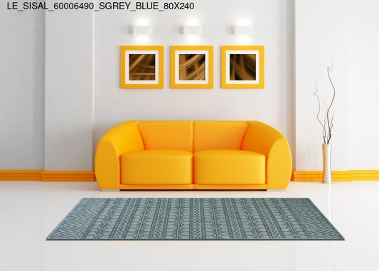 Thảm Sợi Ngắn - LE_SISAL_60006490_ECRU_BL_80X240