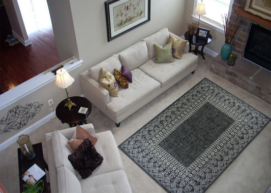 Thảm Sợi Ngắn - LE_SISAL_CY8484_BLBE_160X230