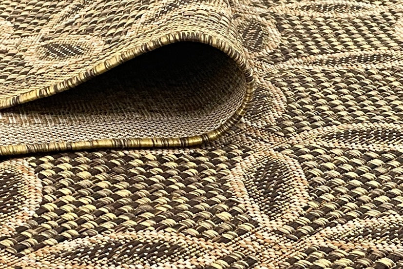 Thảm Lông Ngắn Cao Cấp - LE_SISAL_K3017A_GOLD_185X275