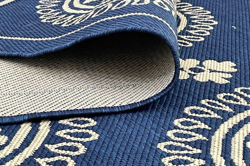 Thảm Lông Ngắn Cao Cấp - LE_SISAL_RW286_BLUE_270X360