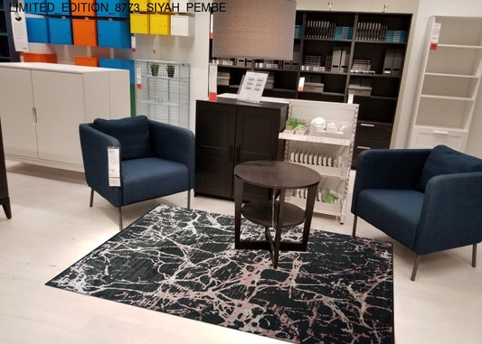 Thảm Sợi Ngắn - LIMITED_EDITION_8773_SIYAH_PEMBE